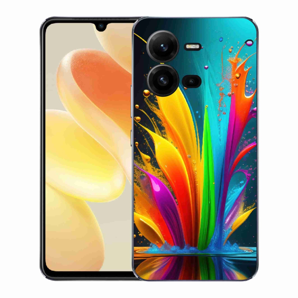 Gélový kryt mmCase na Vivo X80 Lite - abstraktný motív 1