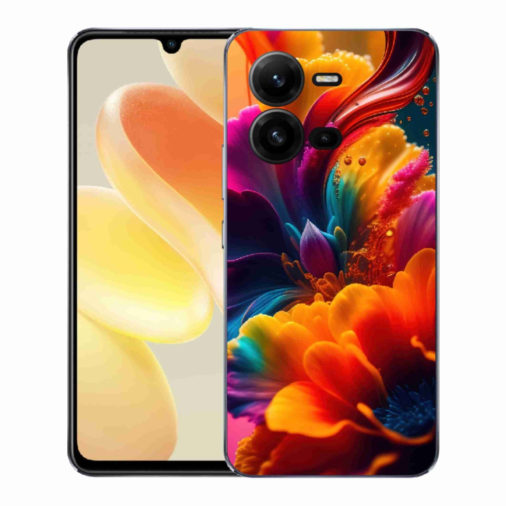 Gélový kryt mmCase na Vivo X80 Lite - abstraktný motív 2