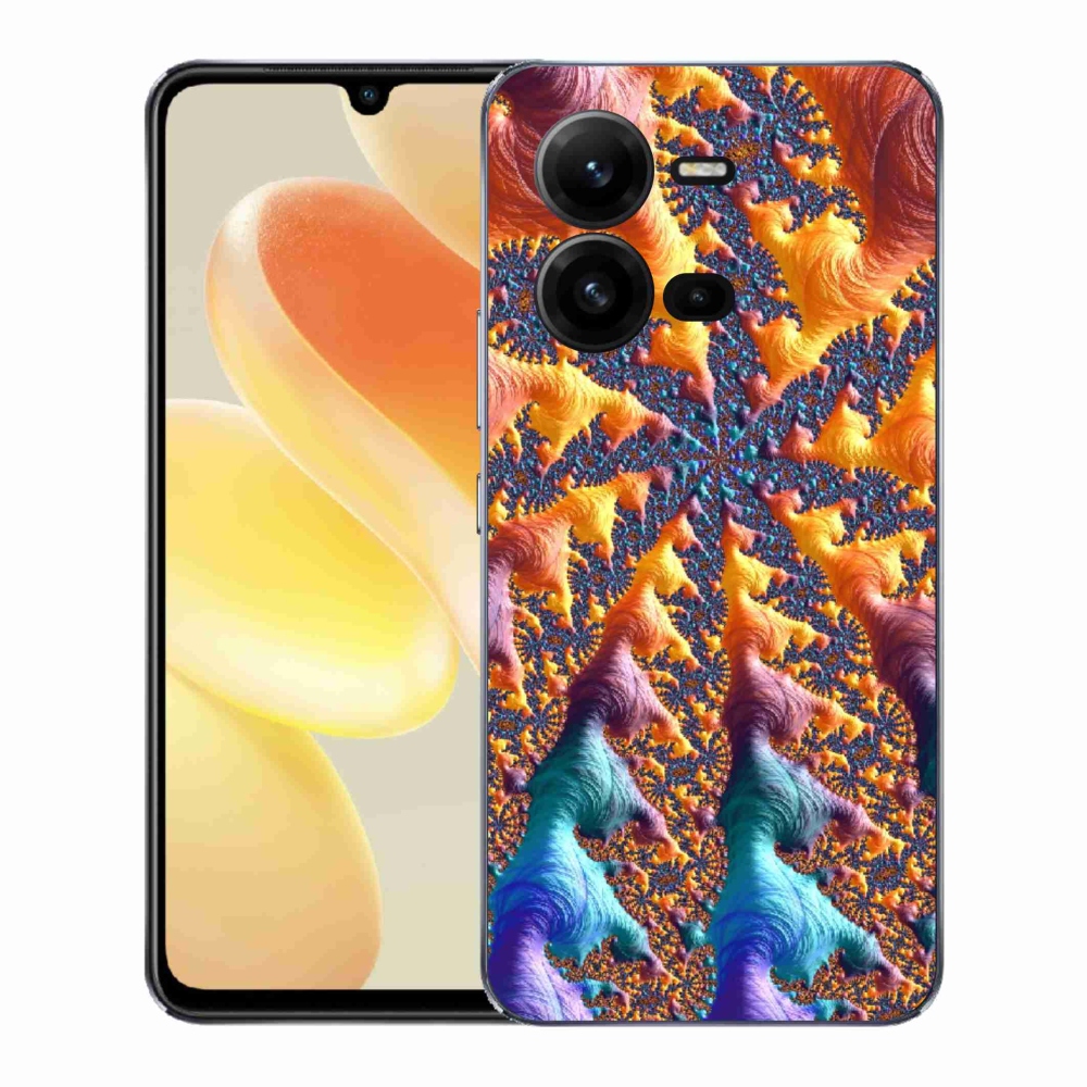 Gélový kryt mmCase na Vivo X80 Lite - abstraktný motív 23