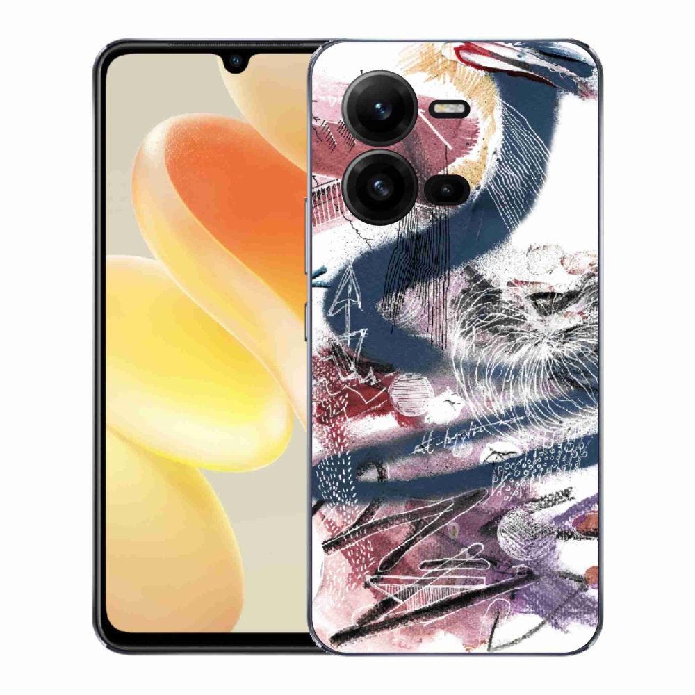 Gélový kryt mmCase na Vivo X80 Lite - abstraktný motív 28