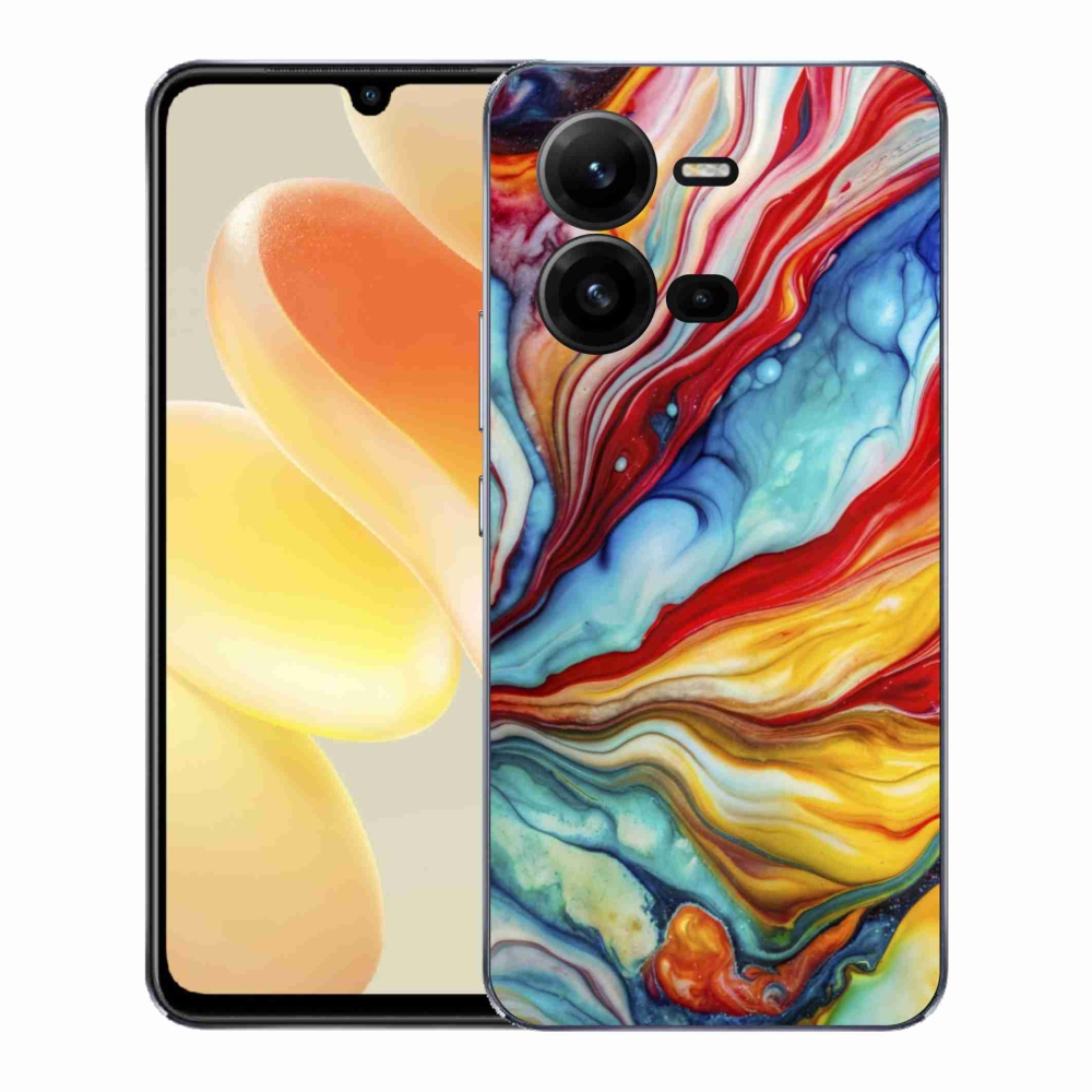 Gélový kryt mmCase na Vivo X80 Lite - abstraktný motív 58