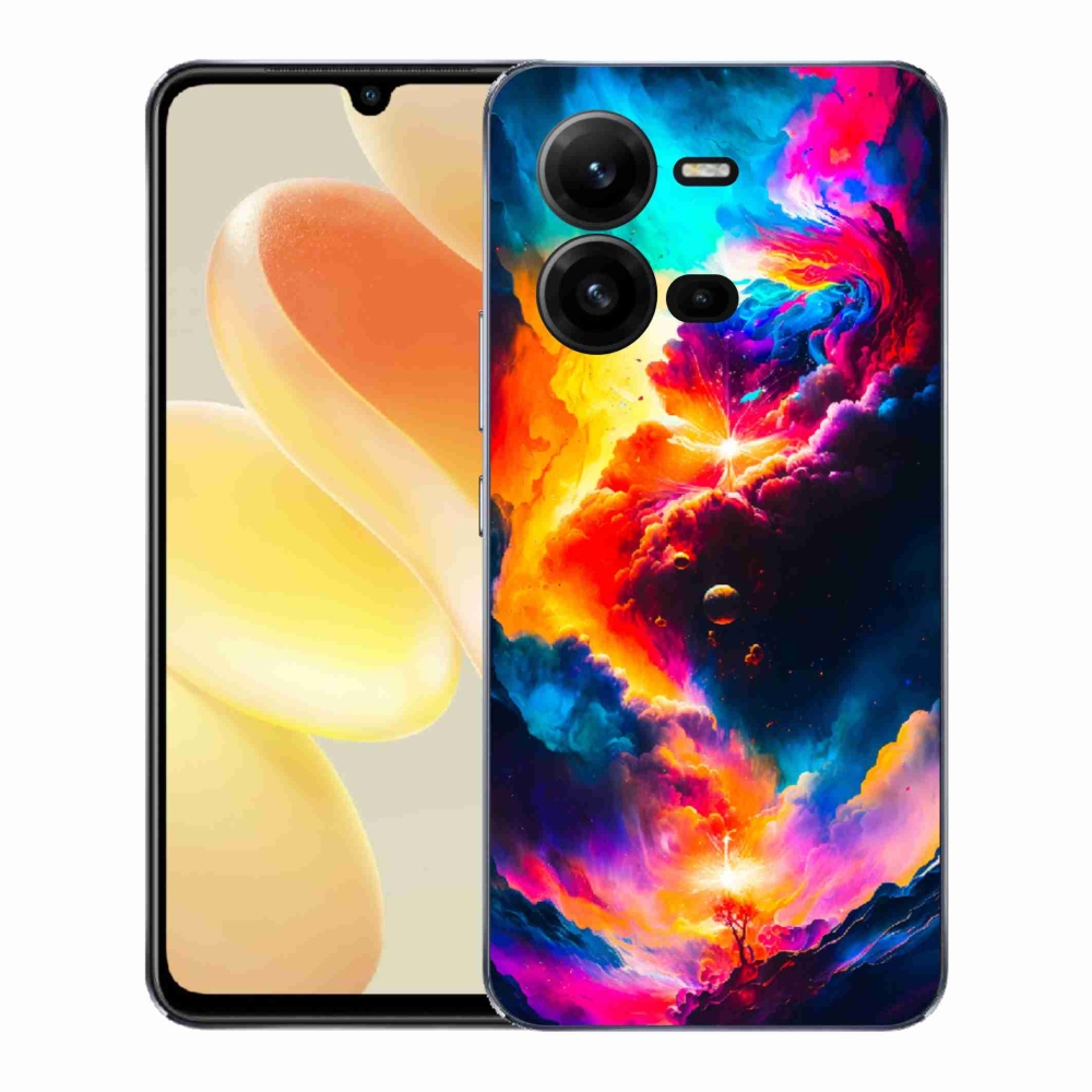 Gélový kryt mmCase na Vivo X80 Lite - abstraktný motív