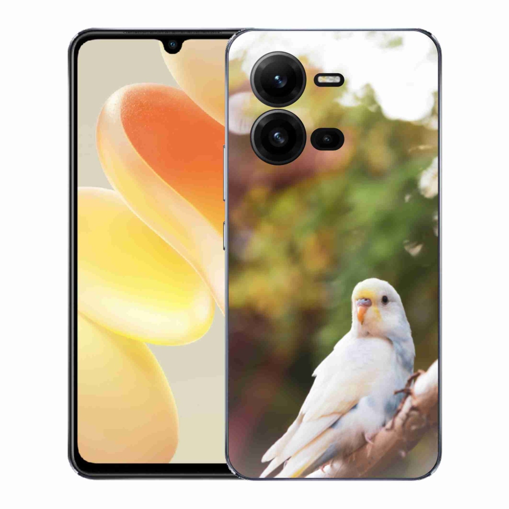 Gélový kryt mmCase na Vivo X80 Lite - andulka biela