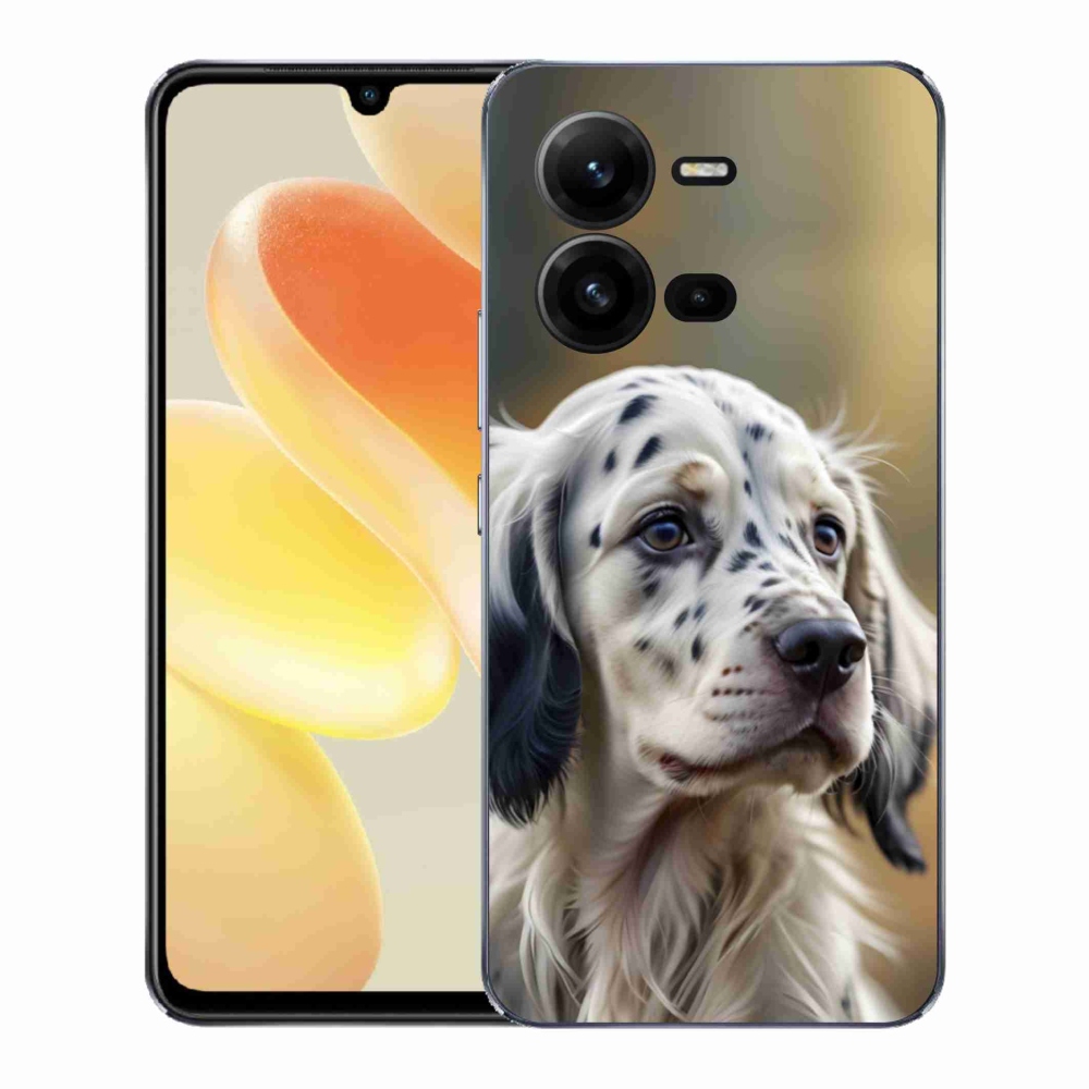 Gélový kryt mmCase na Vivo X80 Lite - anglický seter
