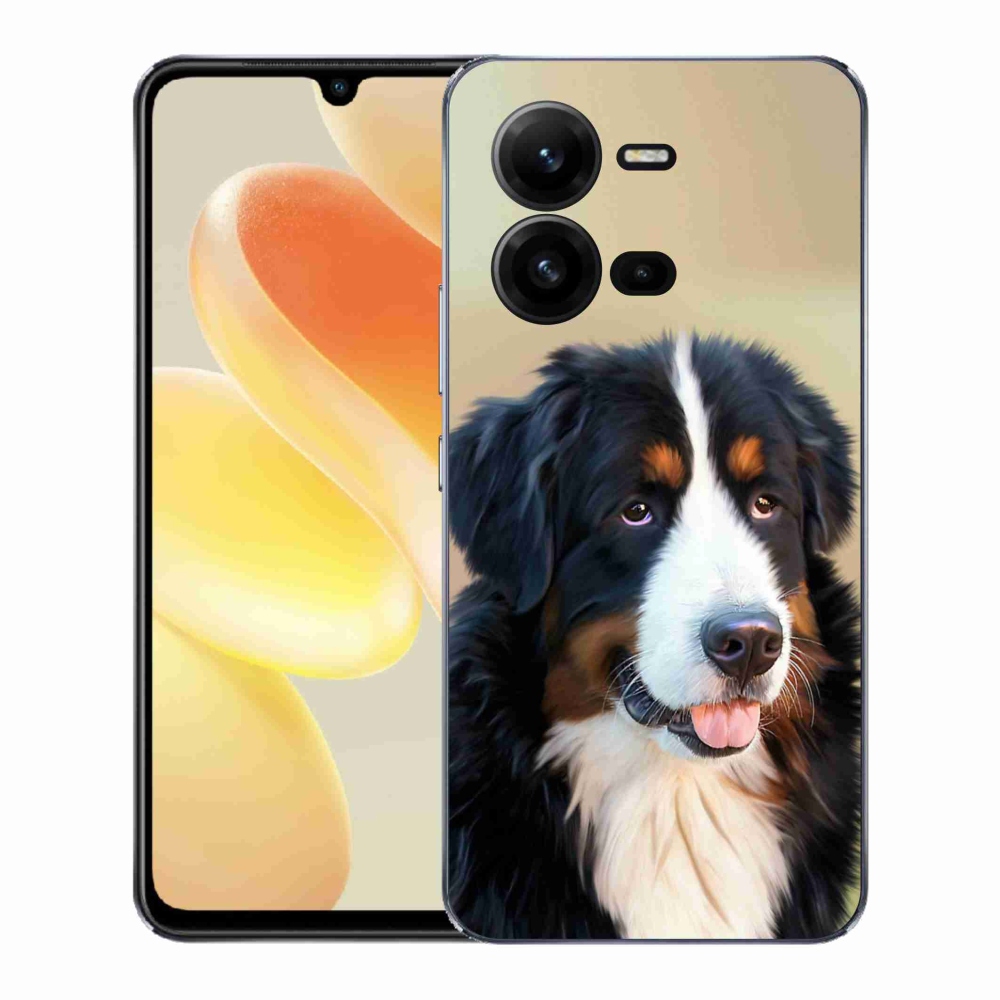 Gélový kryt mmCase na Vivo X80 Lite - bernský salašnícky pes