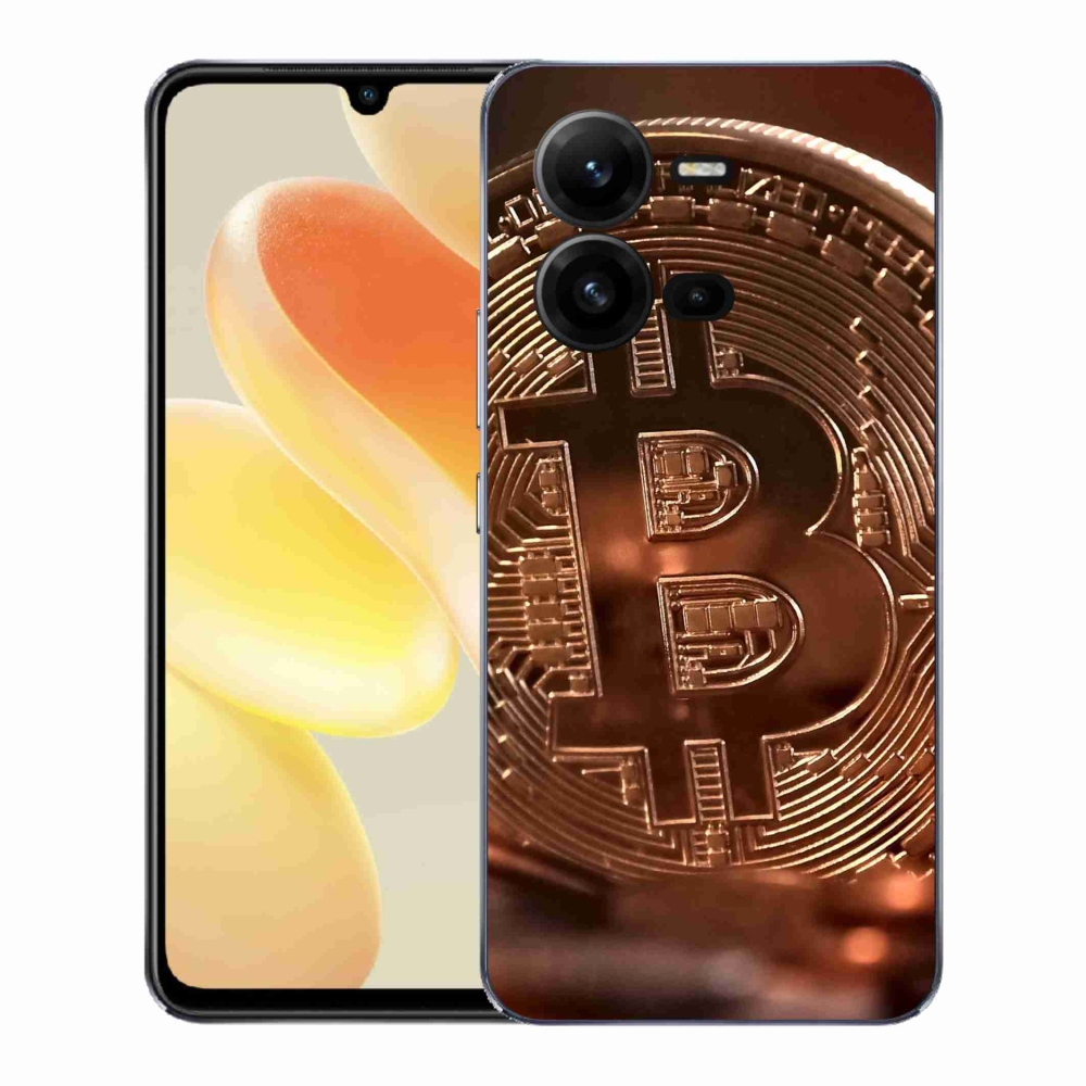 Gélový kryt mmCase na Vivo X80 Lite - bitcoin