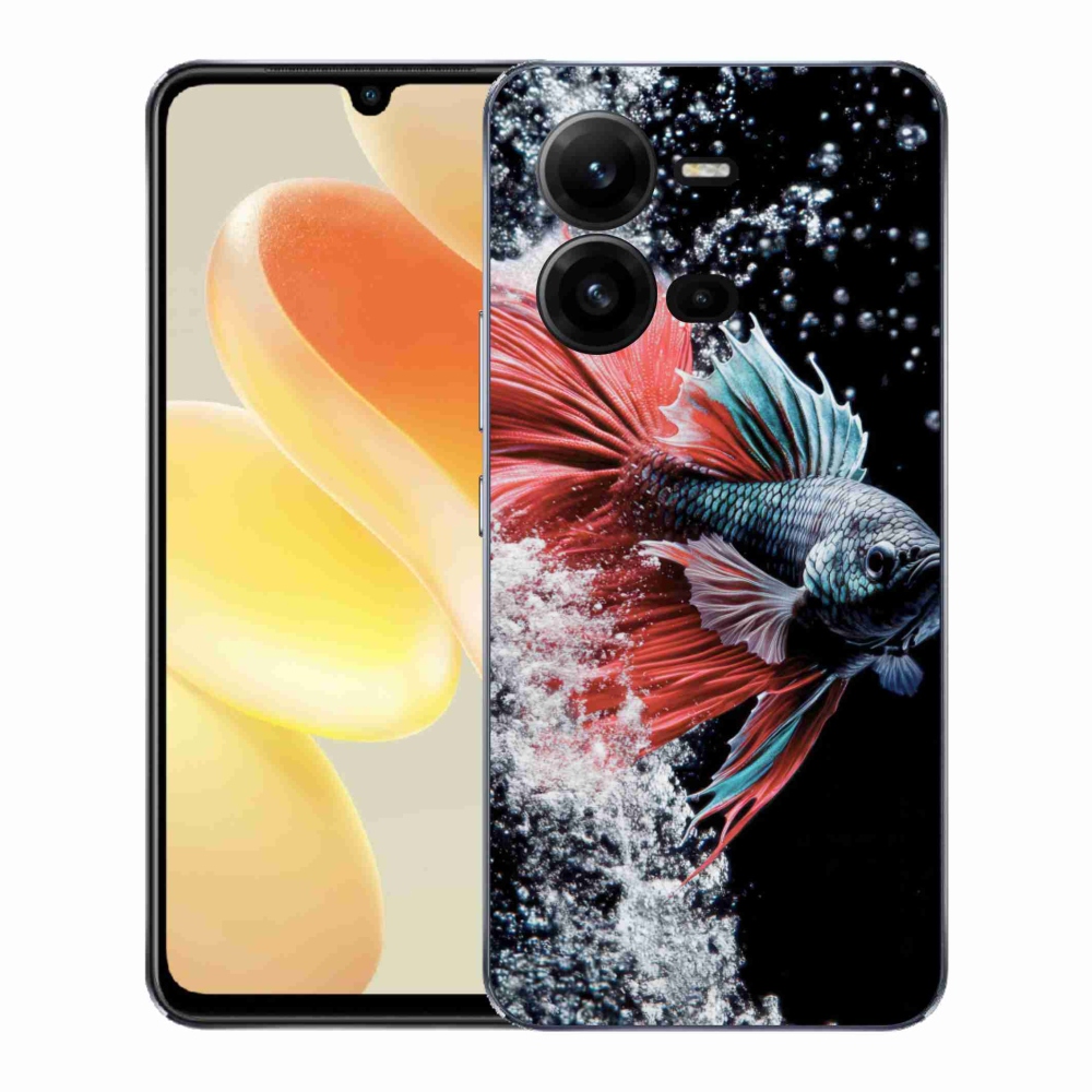 Gélový kryt mmCase na Vivo X80 Lite - bojovníčka pestrá