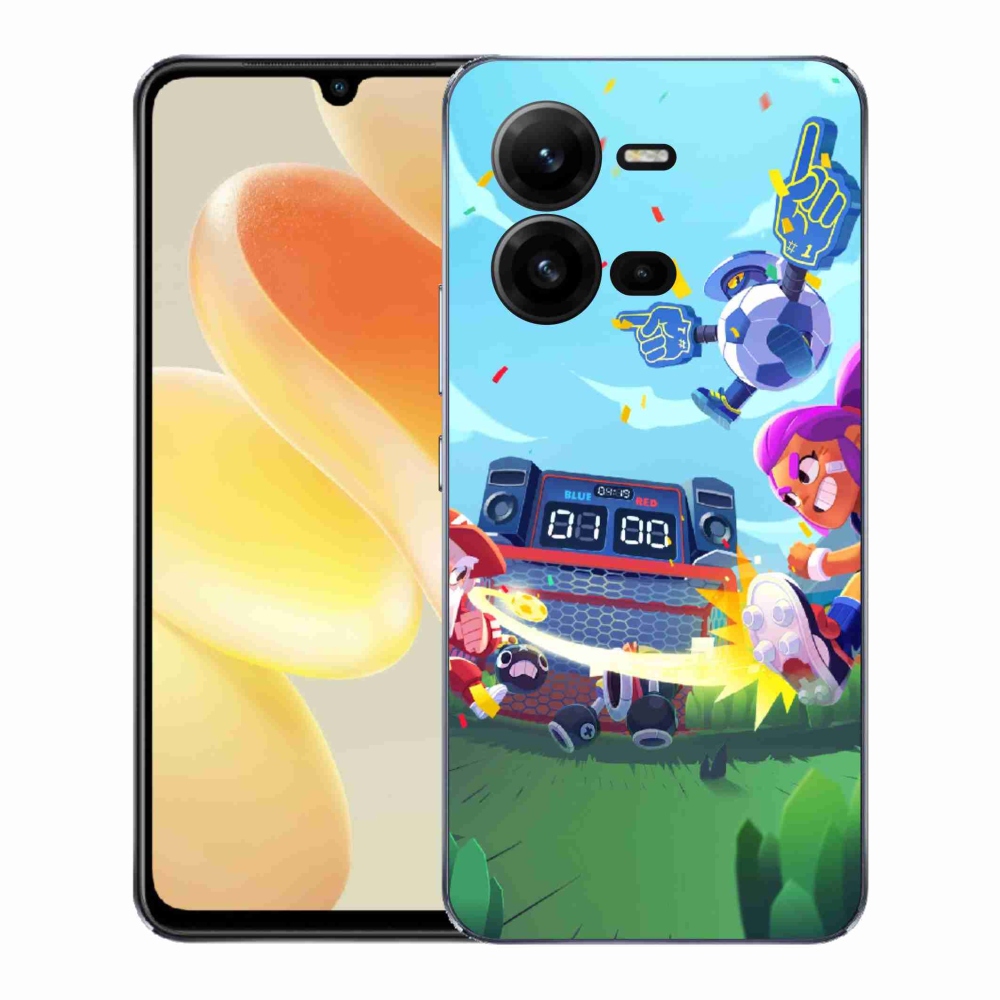 Gélový kryt mmCase na Vivo X80 Lite - brawl stars 1