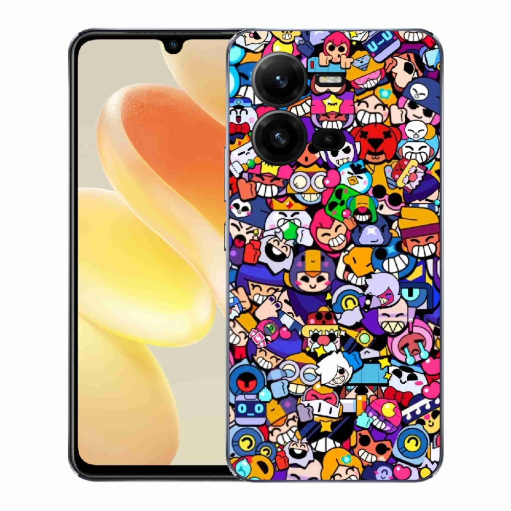 Gélový kryt mmCase na Vivo X80 Lite - brawl stars 2