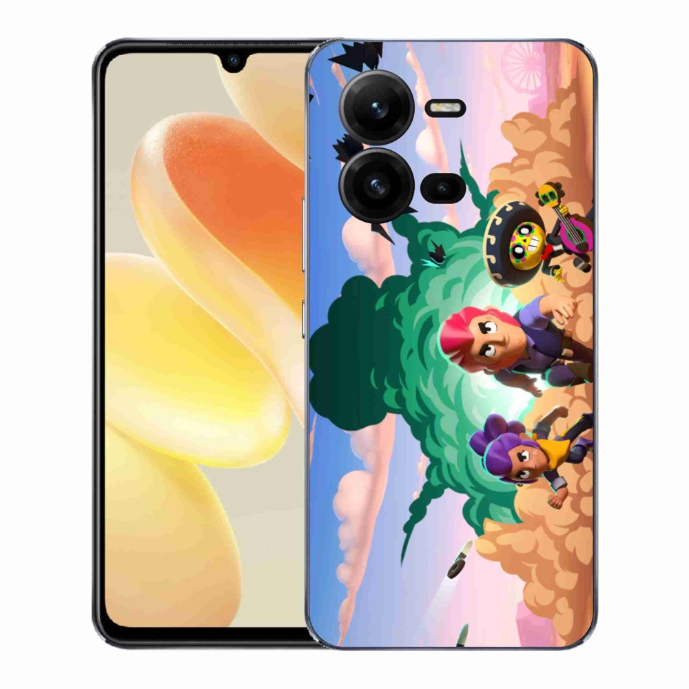 Gélový kryt mmCase na Vivo X80 Lite - brawl stars