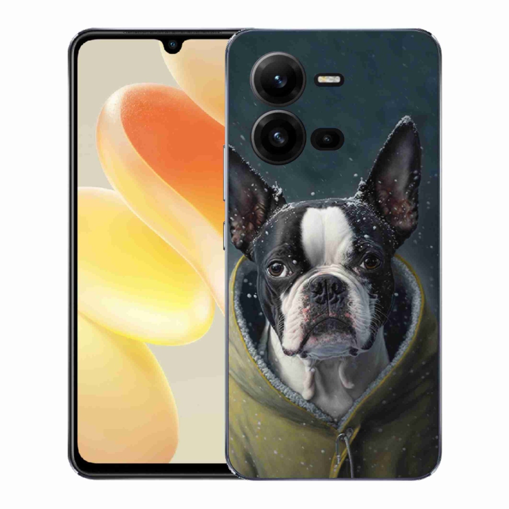 Gélový kryt mmCase na Vivo X80 Lite - buldoček