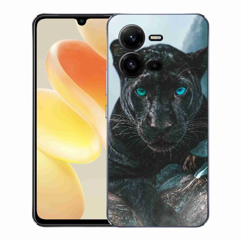 Gélový kryt mmCase na Vivo X80 Lite - čierny panter