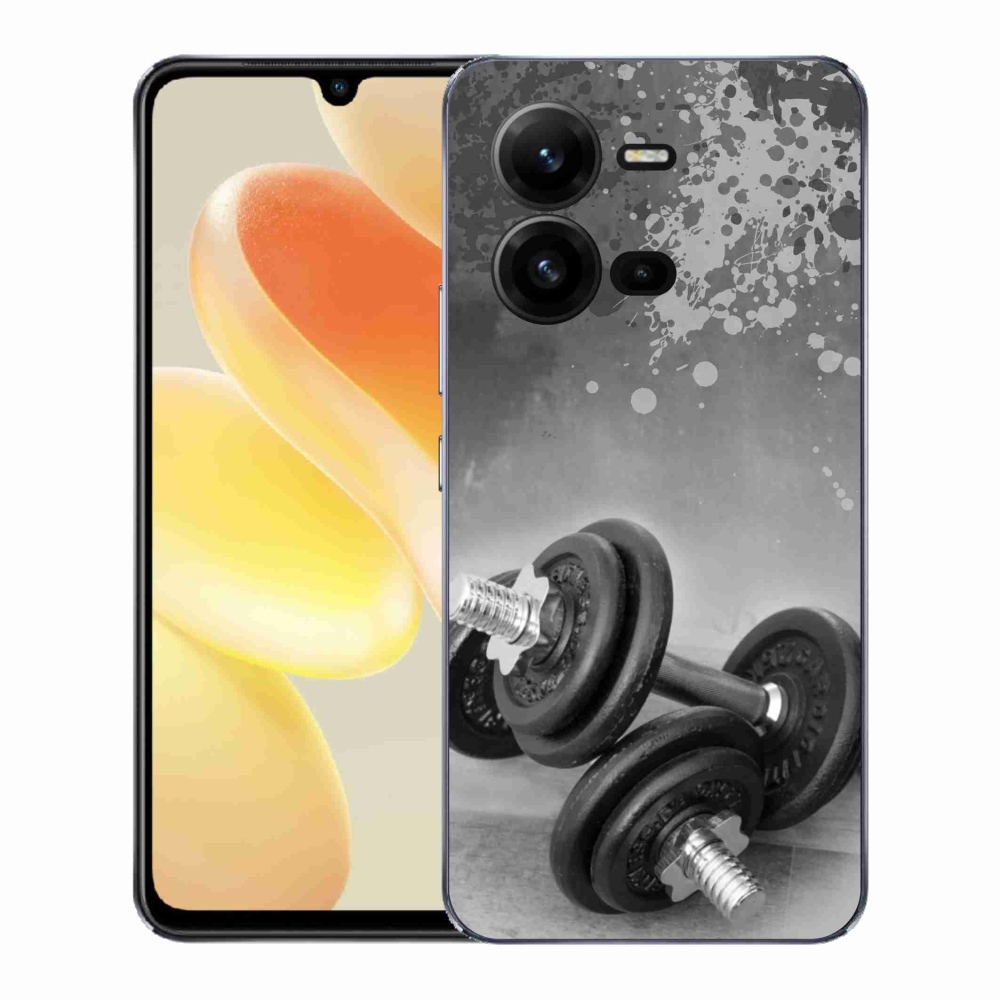 Gélový kryt mmCase na Vivo X80 Lite - činky 1