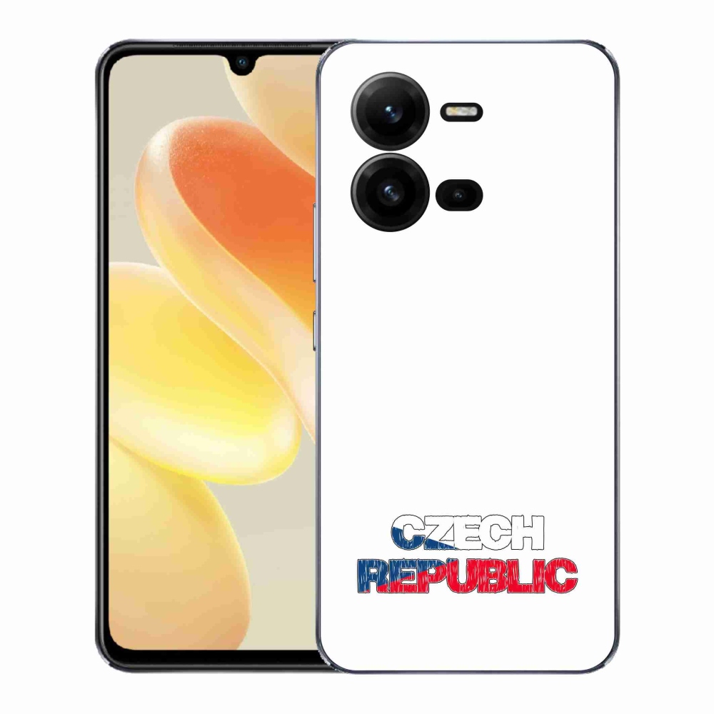 Gélový kryt mmCase na Vivo X80 Lite - Slovak Republic biele pozadie