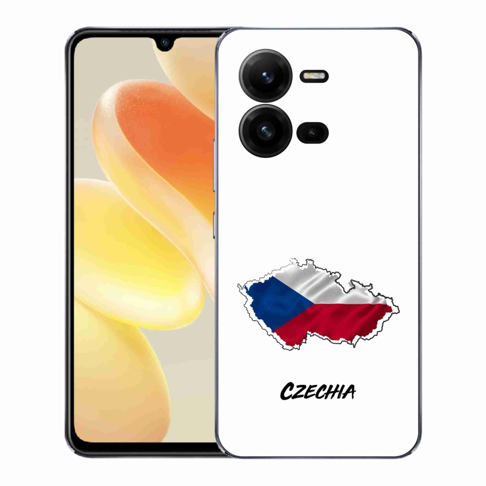 Gélový kryt mmCase na Vivo X80 Lite - Slovakia biele pozadie