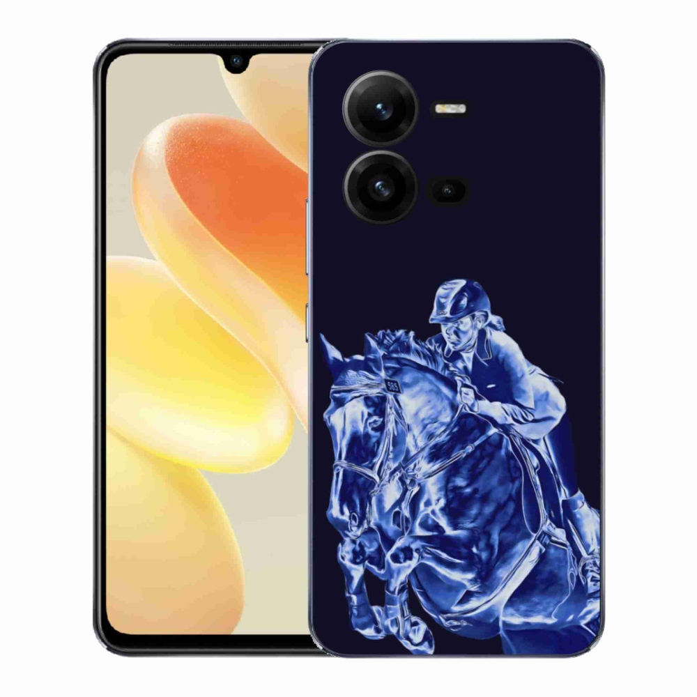 Gélový kryt mmCase na Vivo X80 Lite - dostihový kôň