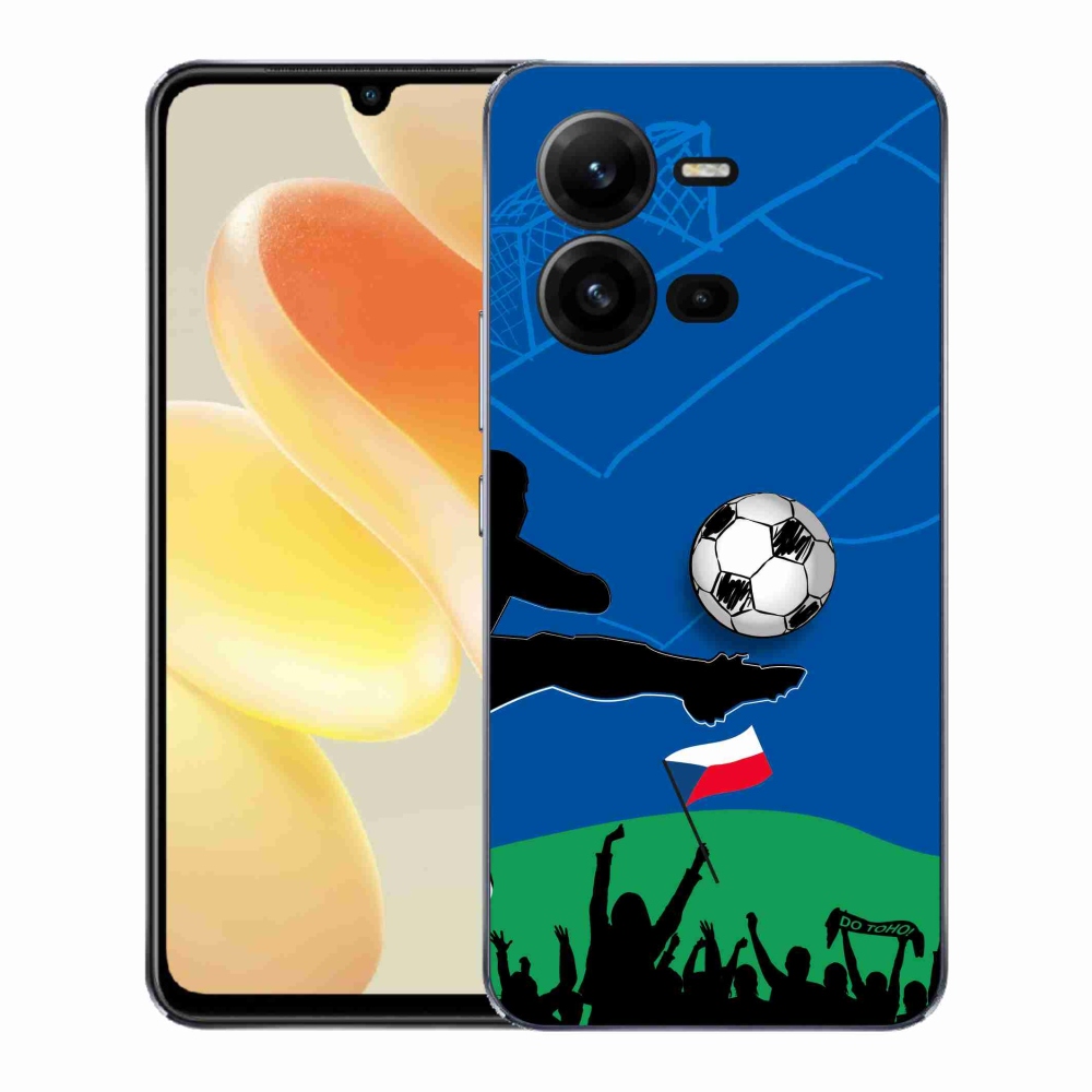 Gélový kryt mmCase na Vivo X80 Lite - fanúšikovia futbalu