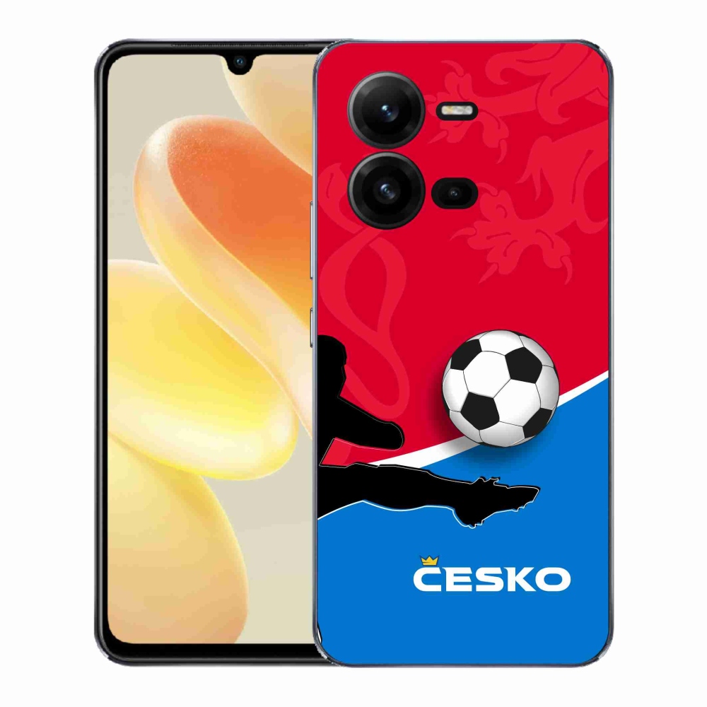 Gélový kryt mmCase na Vivo X80 Lite - futbal Česko 2
