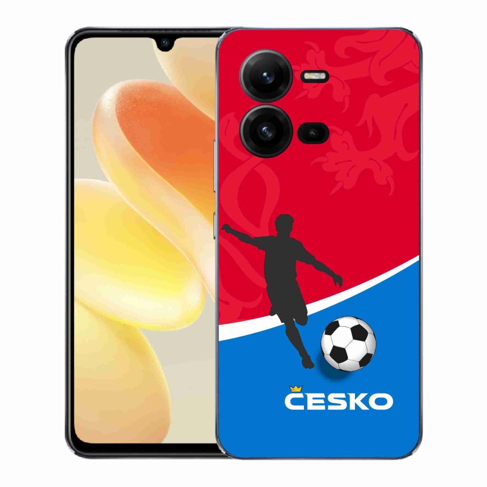 Gélový kryt mmCase na Vivo X80 Lite - futbal Česko