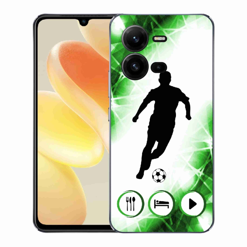 Gélový kryt mmCase na Vivo X80 Lite - futbalista