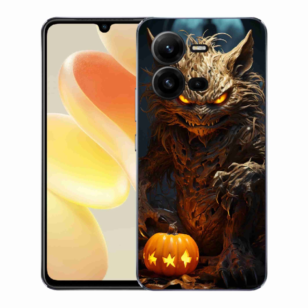 Gélový kryt mmCase na Vivo X80 Lite - halloweenska príšera