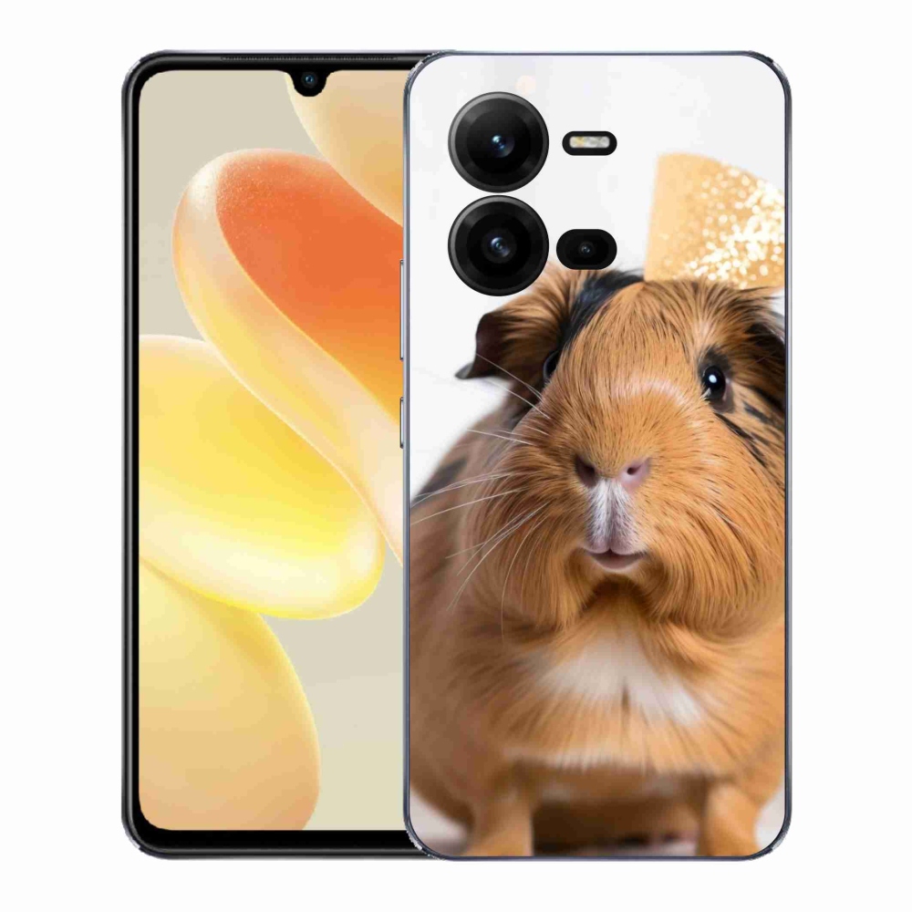 Gélový kryt mmCase na Vivo X80 Lite - hnedé morča
