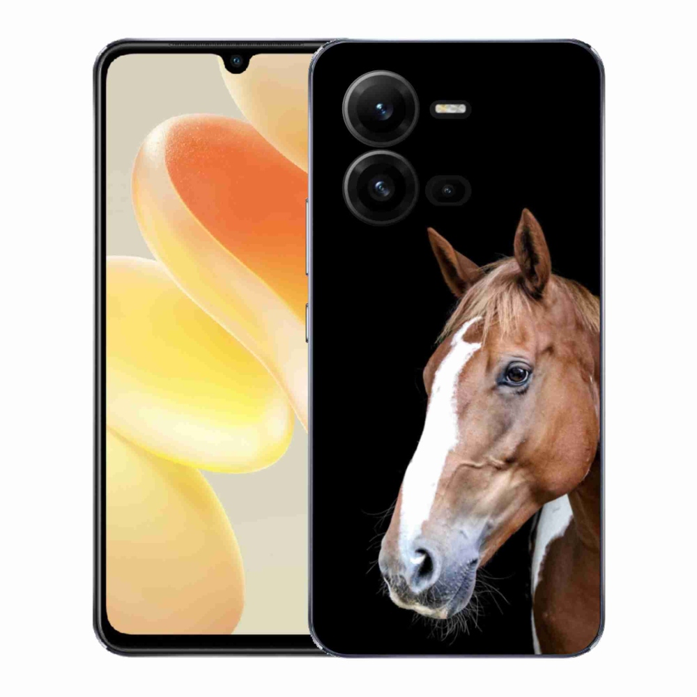 Gélový kryt mmCase na Vivo X80 Lite - hnedý kôň 3
