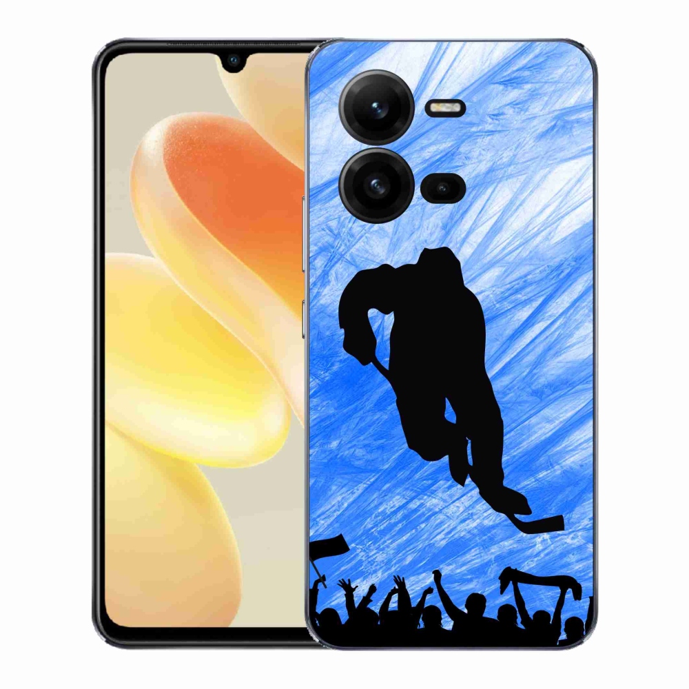 Gélový kryt mmCase na Vivo X80 Lite - hokejový hráč