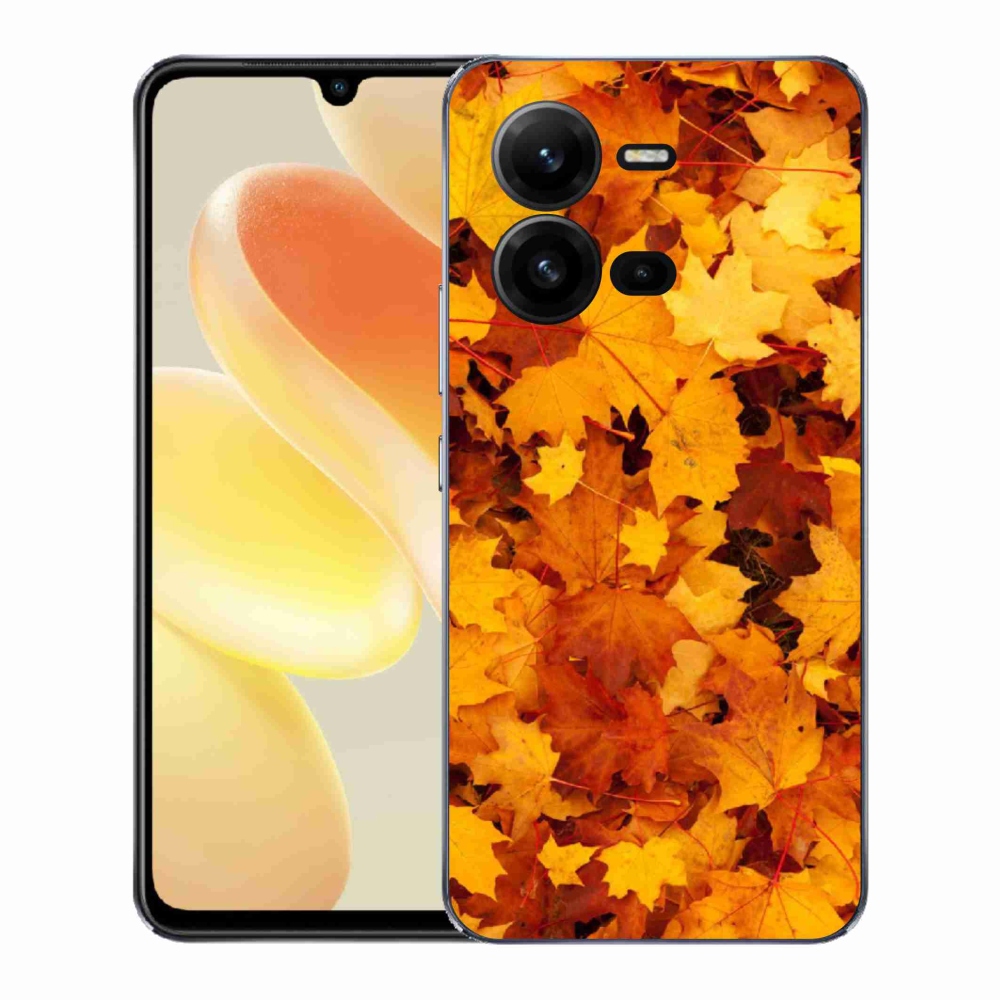 Gélový kryt mmCase na Vivo X80 Lite - javorové listy