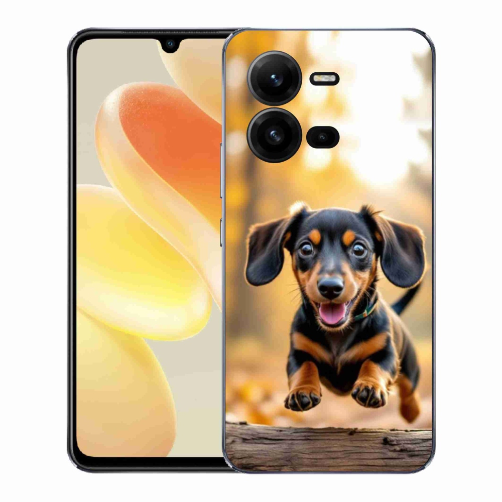 Gélový kryt mmCase na Vivo X80 Lite - jazvečík 2