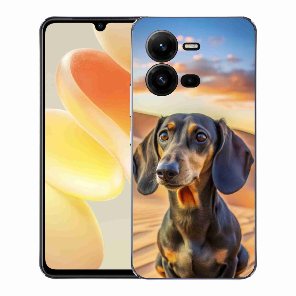 Gélový kryt mmCase na Vivo X80 Lite - jazvečík 3