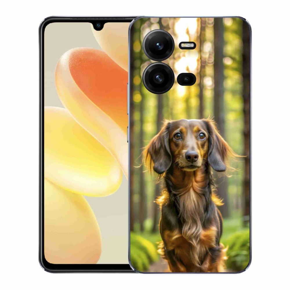 Gélový kryt mmCase na Vivo X80 Lite - jazvečík 4