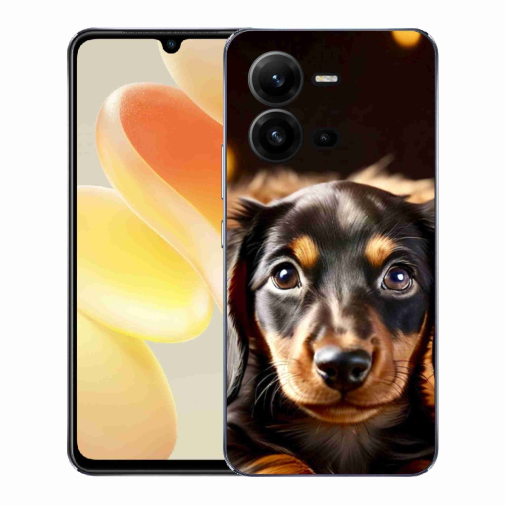 Gélový kryt mmCase na Vivo X80 Lite - jazvečík