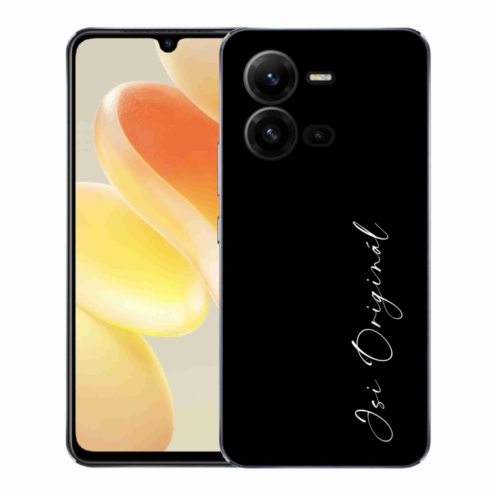 Gélový kryt mmCase na Vivo X80 Lite - si originál čierne pozadie