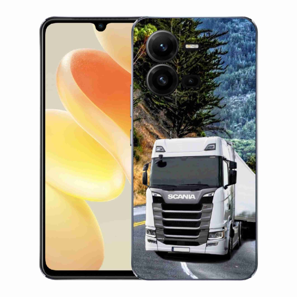 Gélový kryt mmCase na Vivo X80 Lite - kamión 1