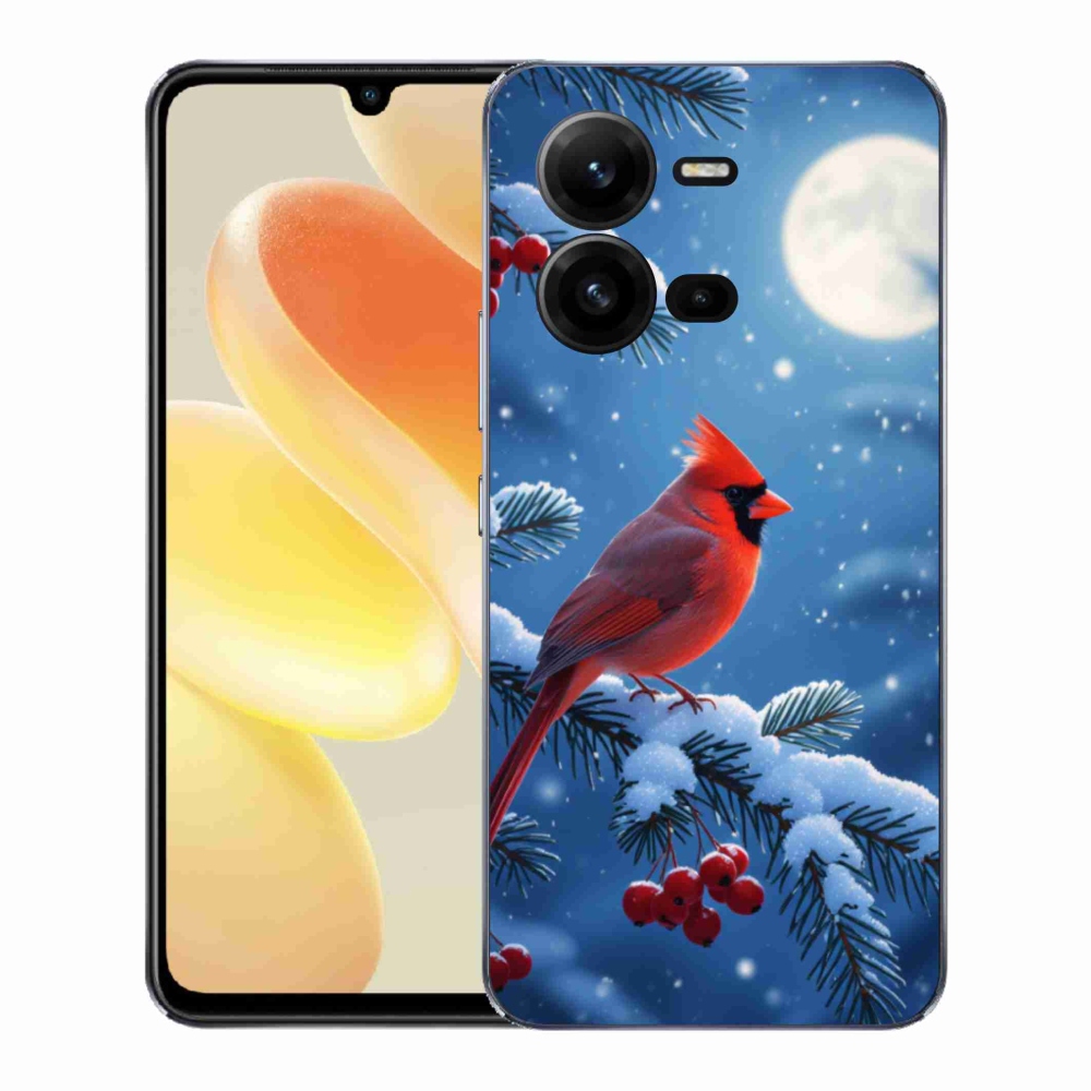 Gélový kryt mmCase na Vivo X80 Lite - kardinál červený