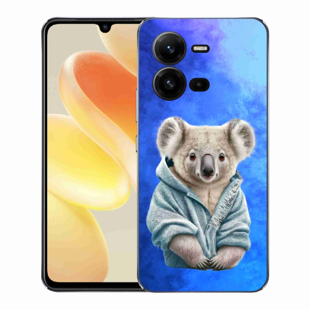 Gélový kryt mmCase na Vivo X80 Lite - koala vo svetri