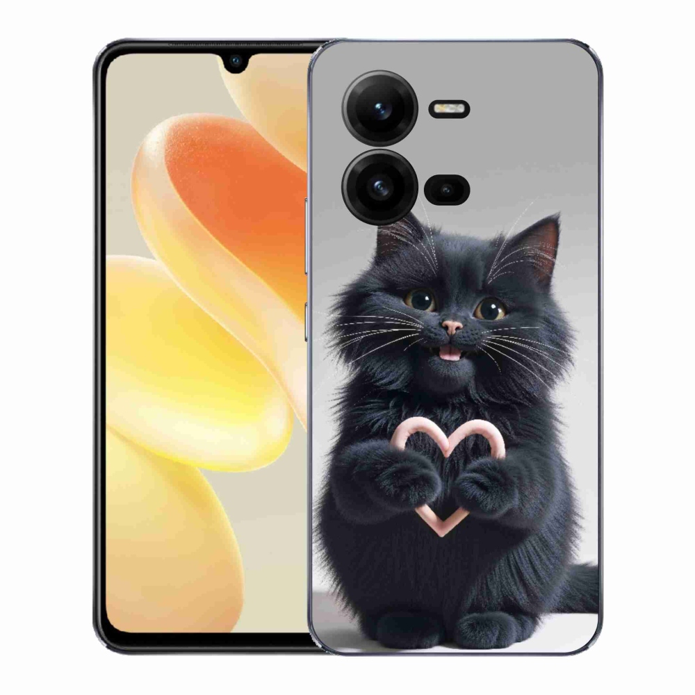 Gélový kryt mmCase na Vivo X80 Lite - mačacia láska 3