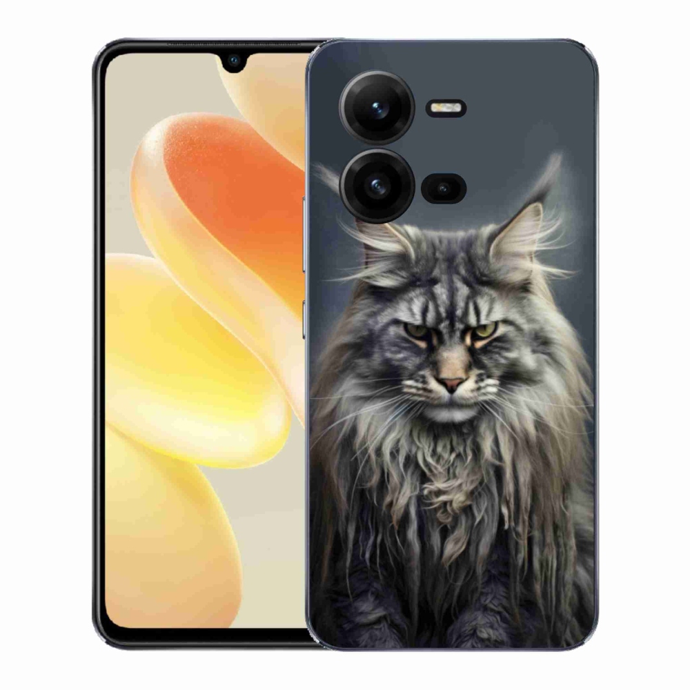 Gélový kryt mmCase na Vivo X80 Lite - mačacie pohľad 4