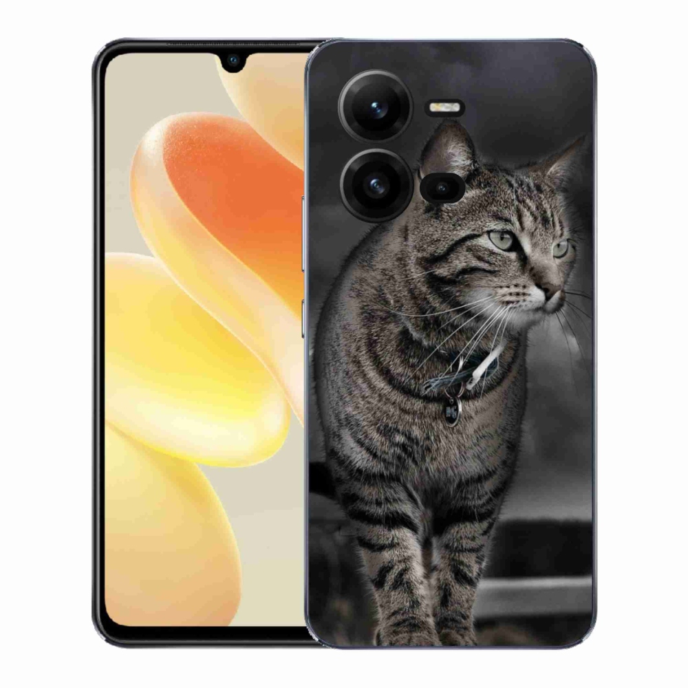 Gélový kryt mmCase na Vivo X80 Lite - mačka