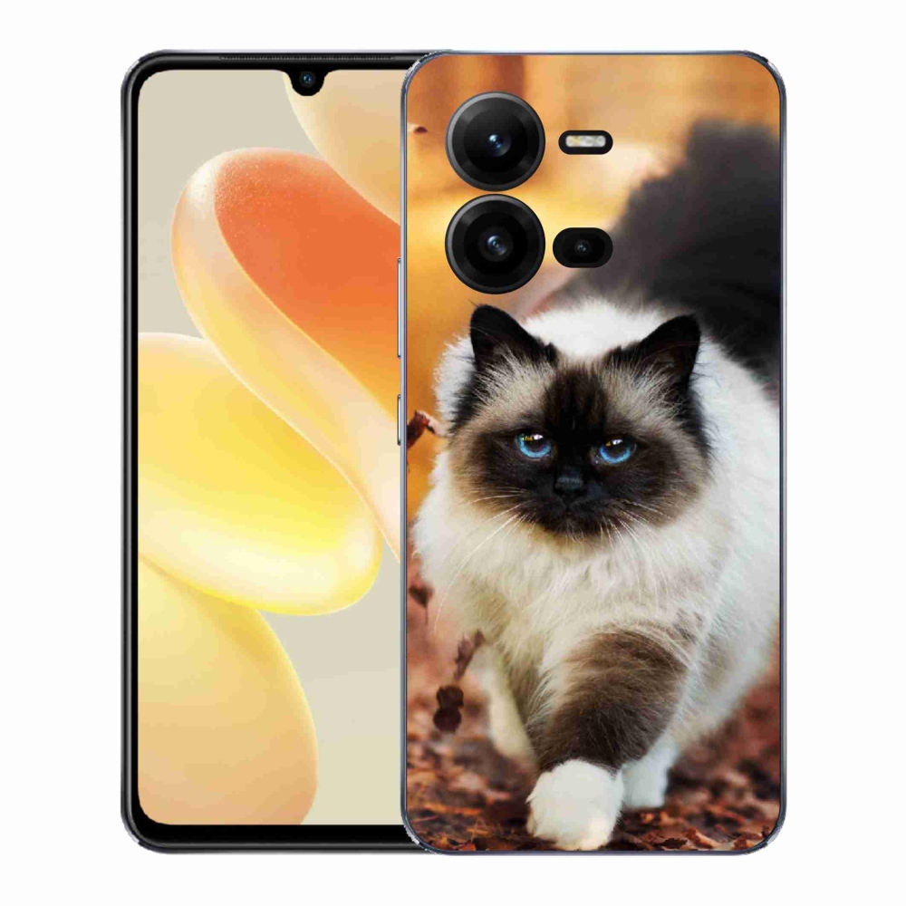 Gélový kryt mmCase na Vivo X80 Lite - mačka