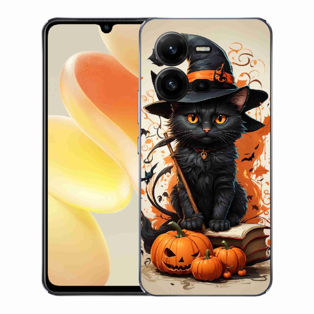 Gélový kryt mmCase na Vivo X80 Lite - kocúr čarodejník