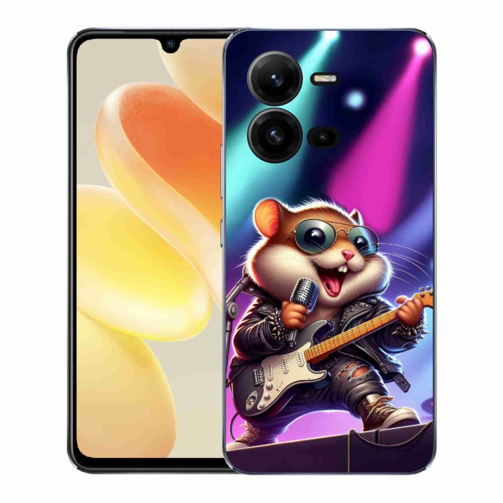 Gélový kryt mmCase na Vivo X80 Lite - škrečok rocker