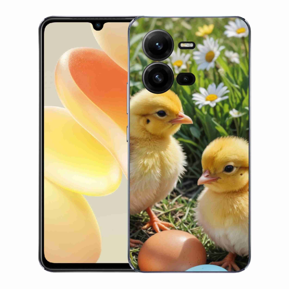 Gélový kryt mmCase na Vivo X80 Lite - kuriatka