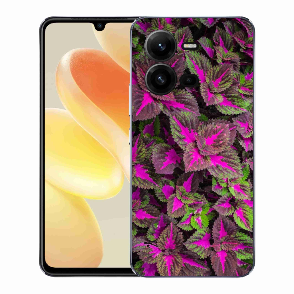 Gélový kryt mmCase na Vivo X80 Lite - kvety 10