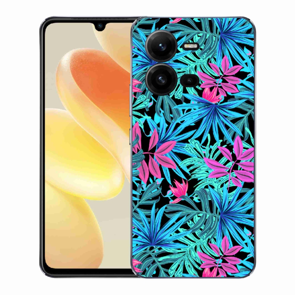 Gélový kryt mmCase na Vivo X80 Lite - kvety 3