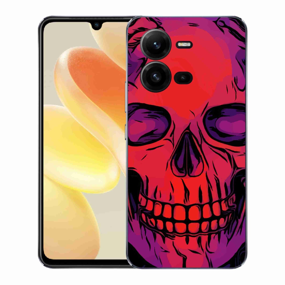 Gélový kryt mmCase na Vivo X80 Lite - lebka