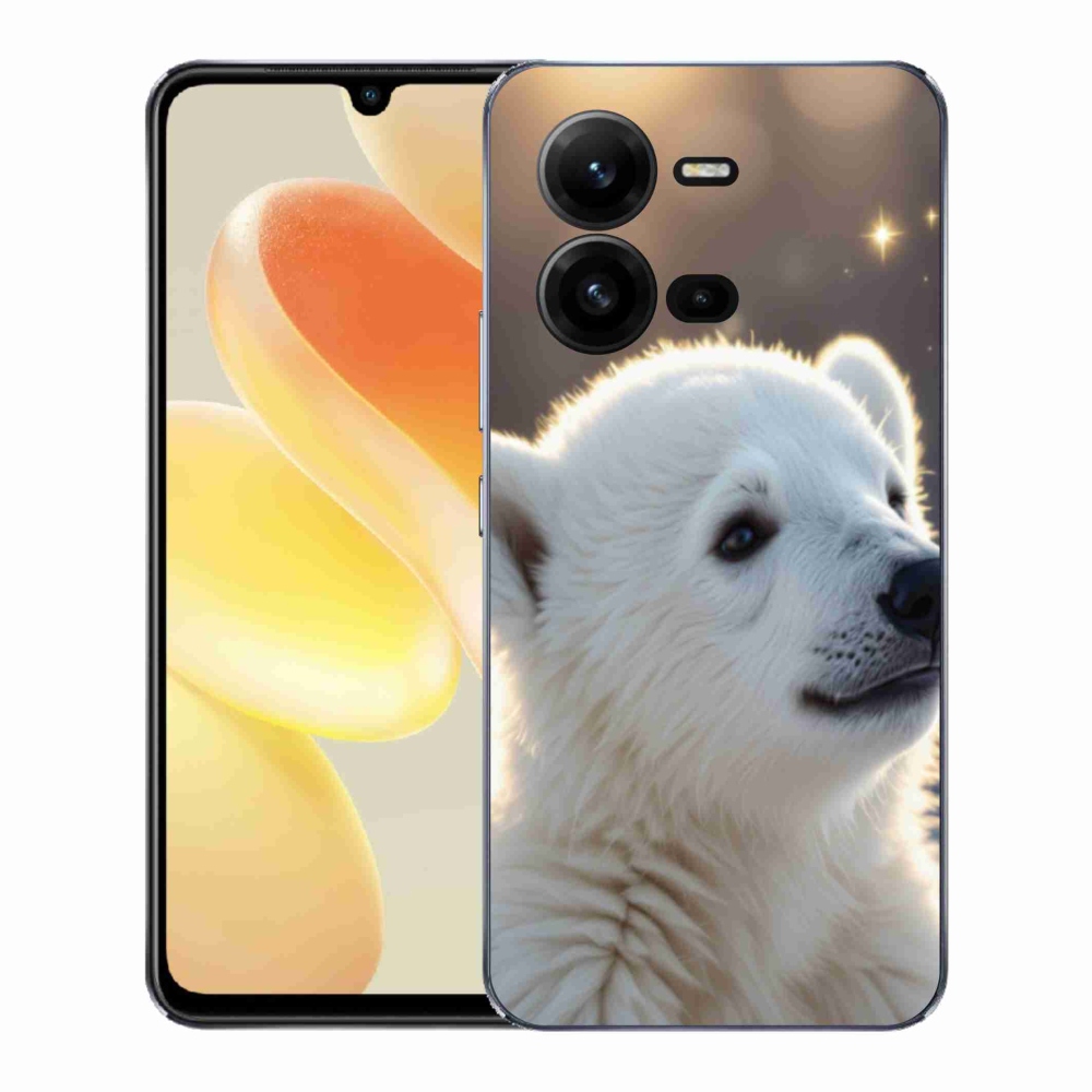 Gélový kryt mmCase na Vivo X80 Lite - ľadový medveď