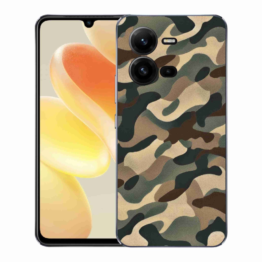 Gélový kryt mmCase na Vivo X80 Lite - maskáčový vzor 11