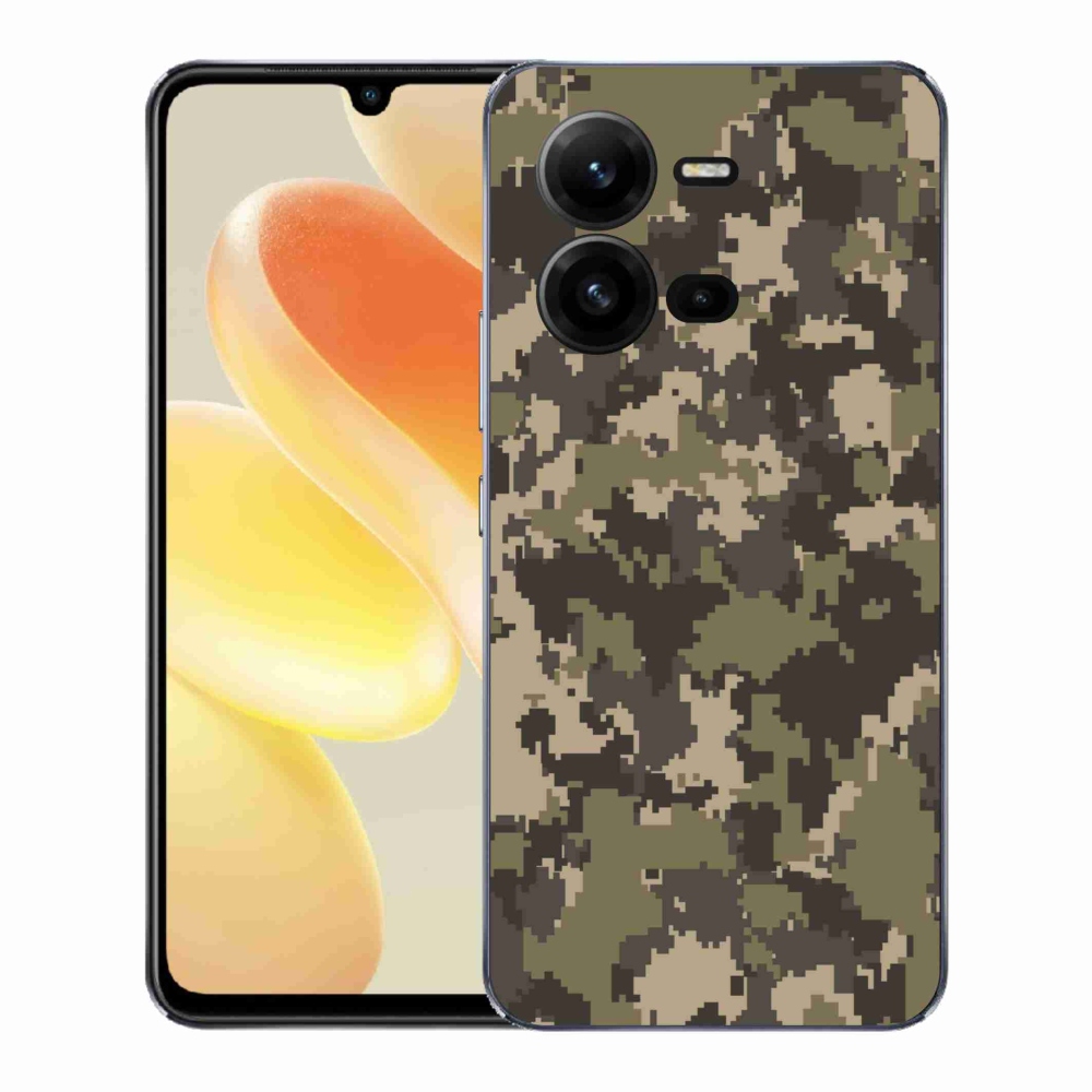 Gélový kryt mmCase na Vivo X80 Lite - maskáčový vzor 12
